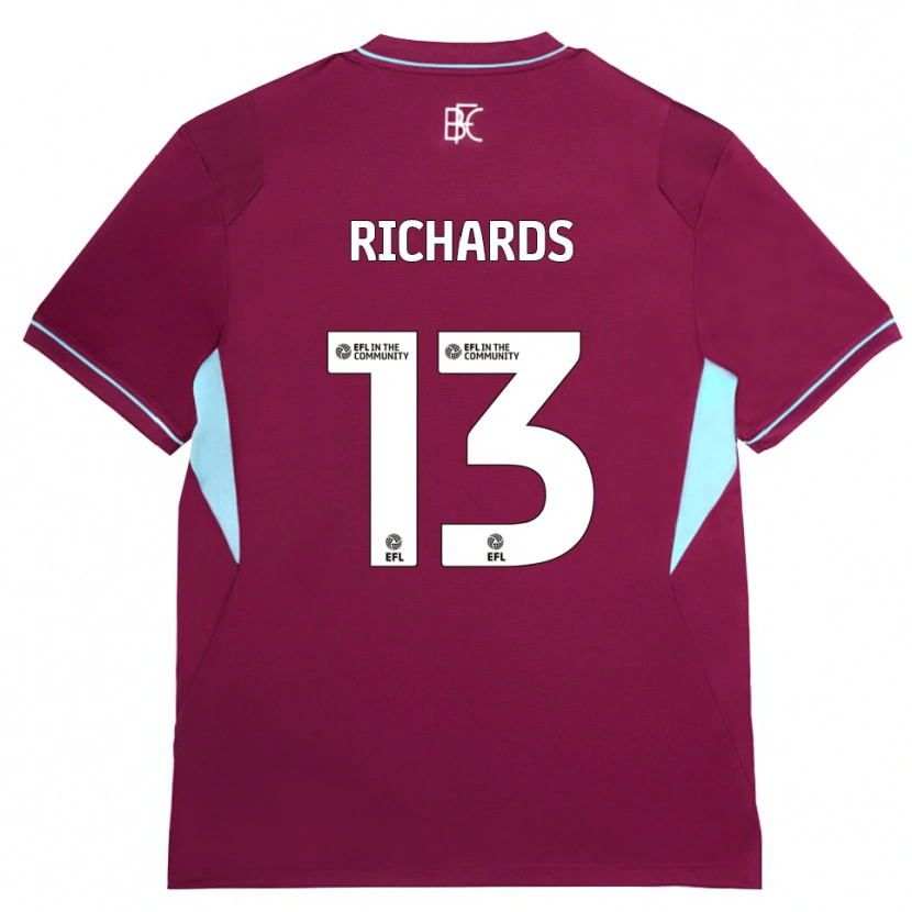 Danxen Women Jade Richards #13 Burgundy Green Home Jersey 2026/27 T-Shirt