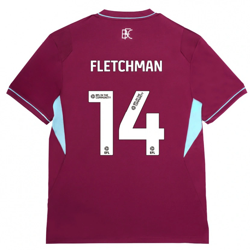 Danxen Women Diandro Fletchman #14 Burgundy Green Home Jersey 2026/27 T-Shirt