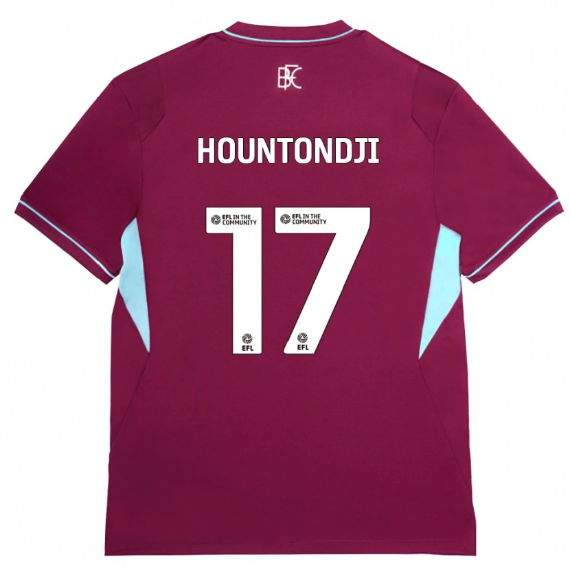 Danxen Women Andréas Hountondji #17 Burgundy Green Home Jersey 2026/27 T-Shirt