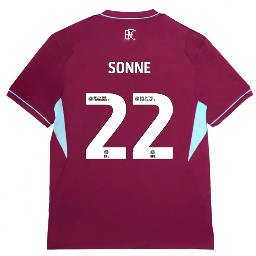 Danxen Women Oliver Sonne #22 Burgundy Green Home Jersey 2026/27 T-Shirt