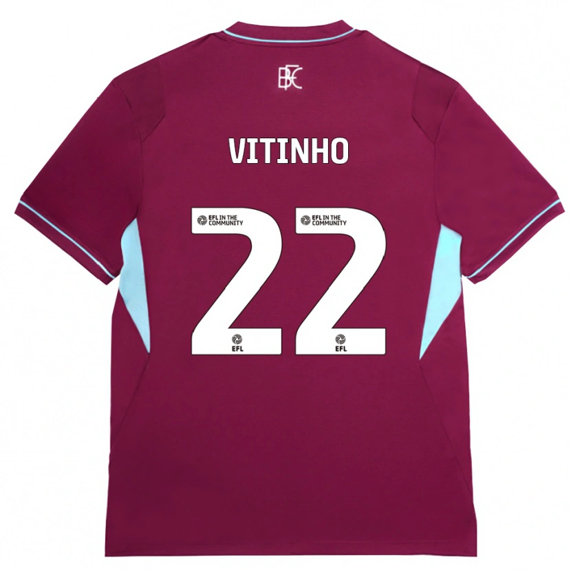 Danxen Women Vitinho #22 Burgundy Green Home Jersey 2026/27 T-Shirt