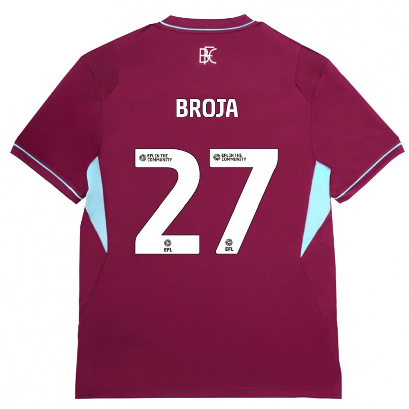Danxen Women Armando Broja #27 Burgundy Green Home Jersey 2026/27 T-Shirt