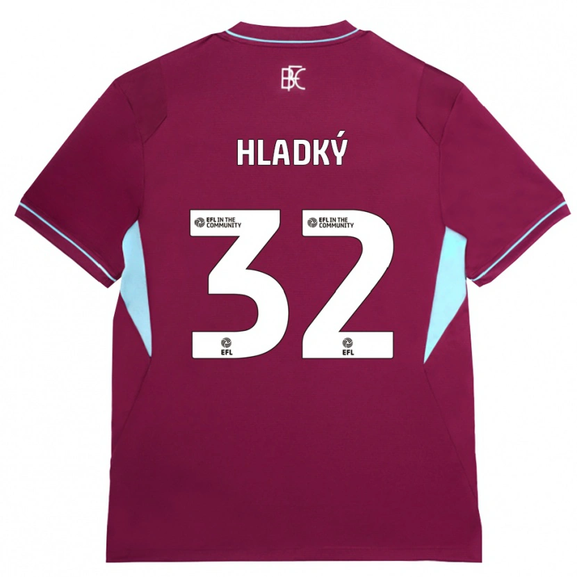Danxen Women Vaclav Hladky #32 Burgundy Green Home Jersey 2026/27 T-Shirt