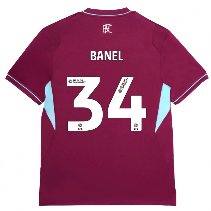 Danxen Women Jaydon Banel #34 Burgundy Green Home Jersey 2026/27 T-Shirt
