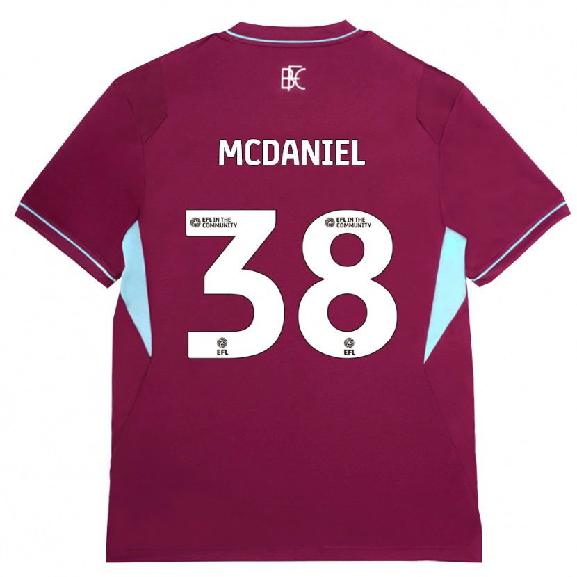 Danxen Women Louise Mcdaniel #38 Burgundy Green Home Jersey 2026/27 T-Shirt
