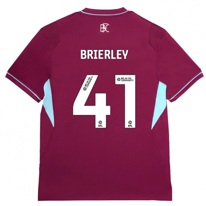 Danxen Women George Brierley #41 Burgundy Green Home Jersey 2026/27 T-Shirt