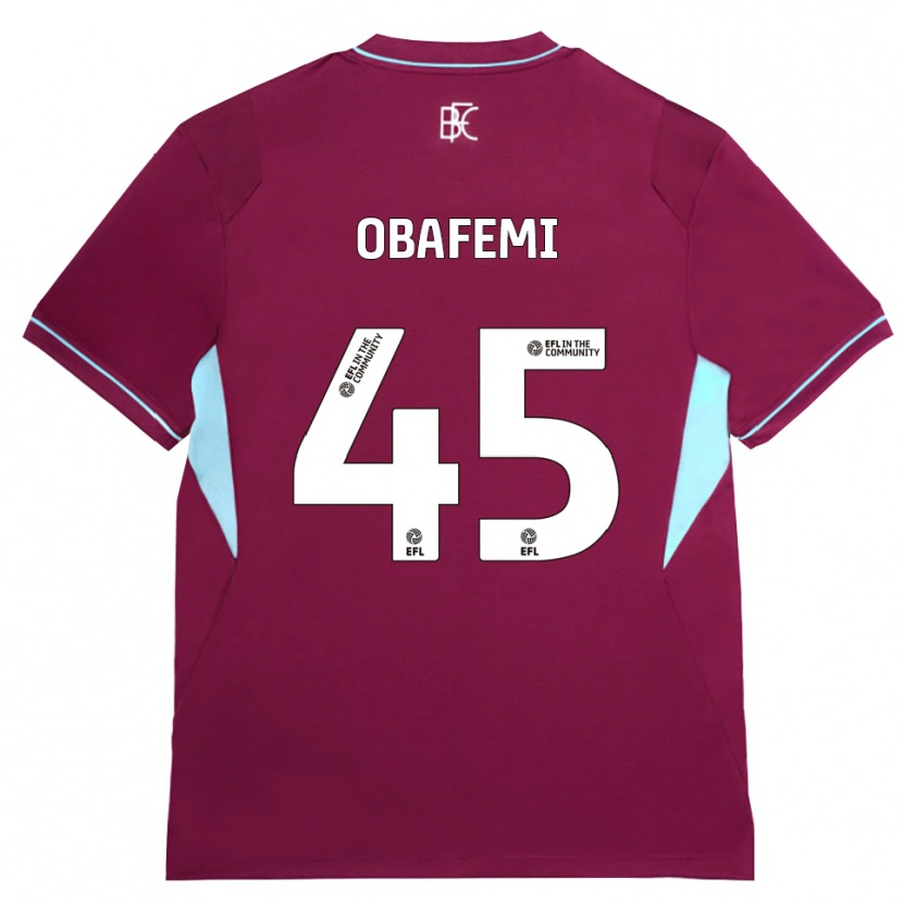 Danxen Women Michael Obafemi #45 Burgundy Green Home Jersey 2026/27 T-Shirt