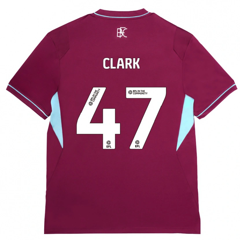 Danxen Women Ellis Clark #47 Burgundy Green Home Jersey 2026/27 T-Shirt