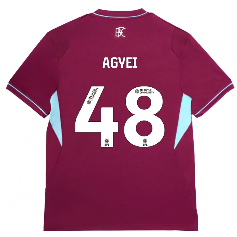 Danxen Women Enock Agyei #48 Burgundy Green Home Jersey 2026/27 T-Shirt