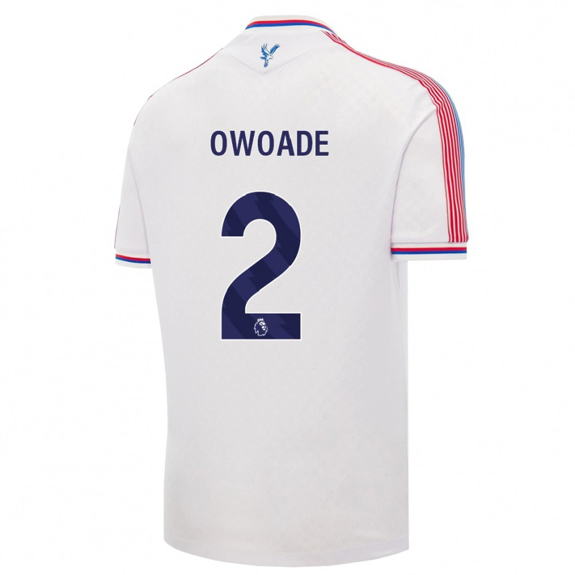 Danxen Women Daniel Owoade #2 White Red Blue Home Jersey 2026/27 T-Shirt