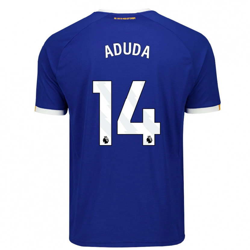 Danxen Women Rodney Aduda #14 Blue White Yellow Home Jersey 2026/27 T-Shirt