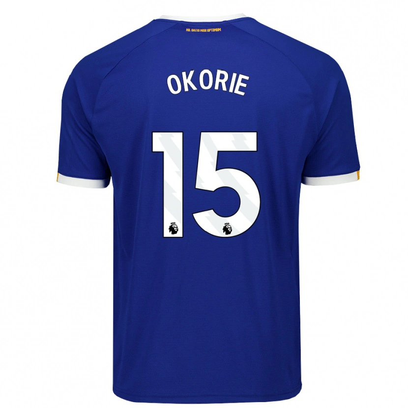 Danxen Women Levi Okorie #15 Blue White Yellow Home Jersey 2026/27 T-Shirt