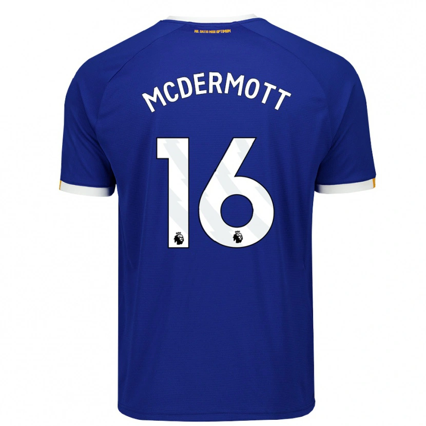 Danxen Women Tom Mcdermott #16 Blue White Yellow Home Jersey 2026/27 T-Shirt