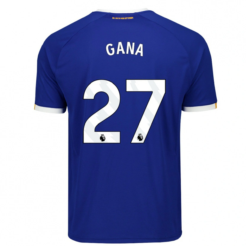Danxen Women Idrissa Gueye #27 Blue White Yellow Home Jersey 2026/27 T-Shirt