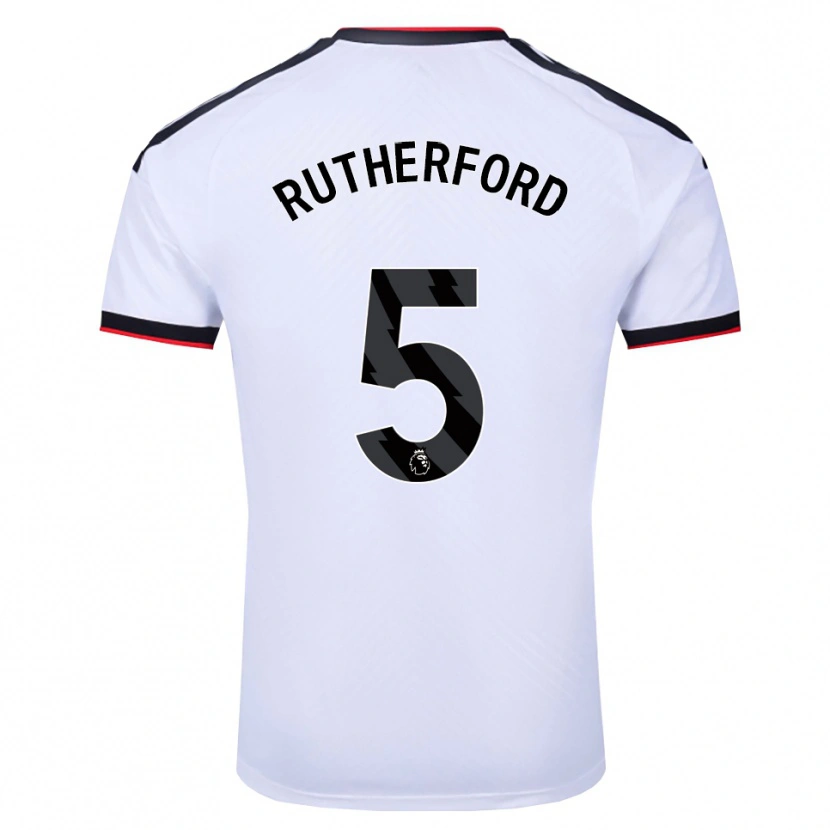 Danxen Women Leeta Rutherford #5 White Black Red Home Jersey 2026/27 T-Shirt