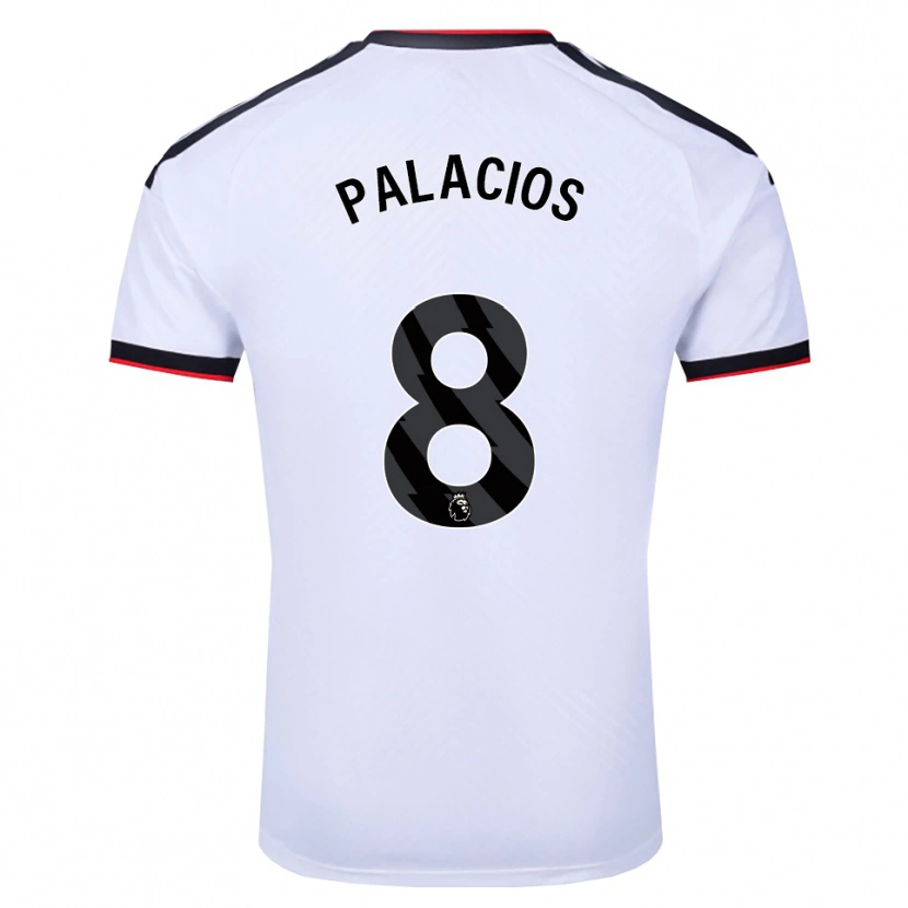 Danxen Women César Palacios #8 White Black Red Home Jersey 2026/27 T-Shirt
