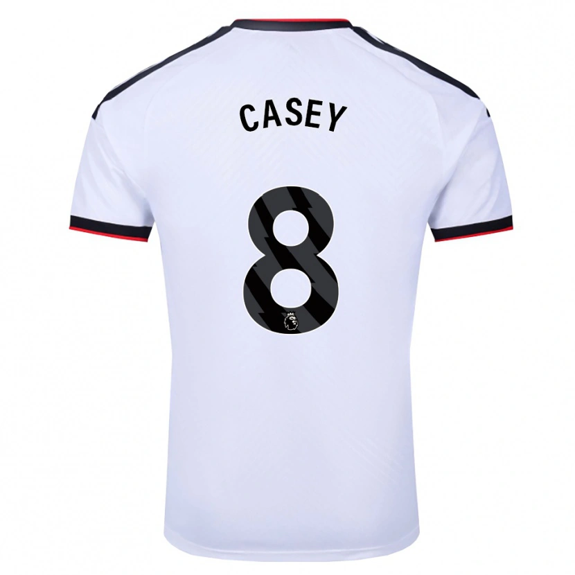 Danxen Women Dan Casey #8 White Black Red Home Jersey 2026/27 T-Shirt