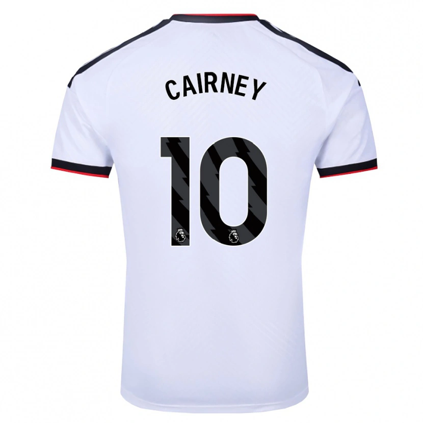 Danxen Women Tom Cairney #10 White Black Red Home Jersey 2026/27 T-Shirt