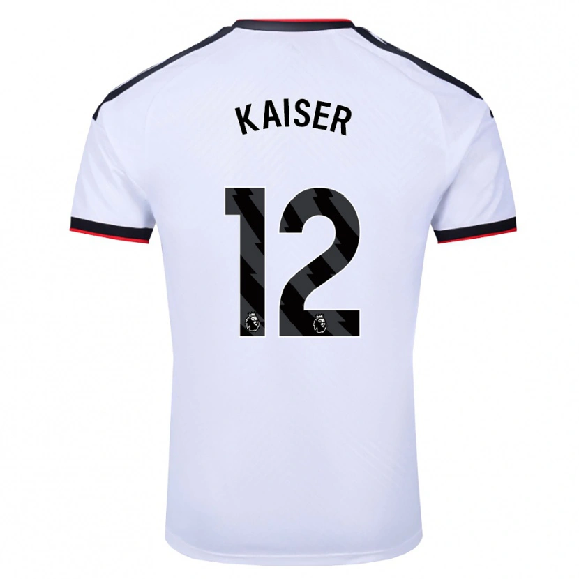 Danxen Women Dino Kaiser #12 White Black Red Home Jersey 2026/27 T-Shirt