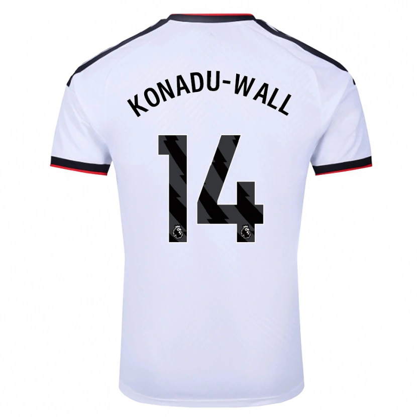 Danxen Women Lewis Konadu-Wall #14 White Black Red Home Jersey 2026/27 T-Shirt