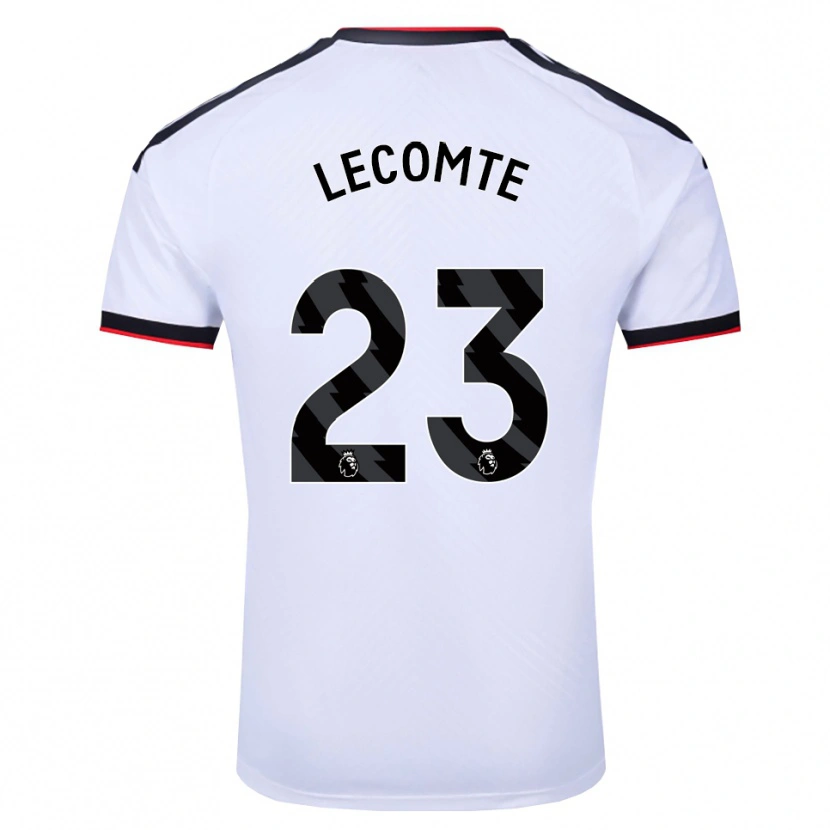 Danxen Women Benjamin Lecomte #23 White Black Red Home Jersey 2026/27 T-Shirt