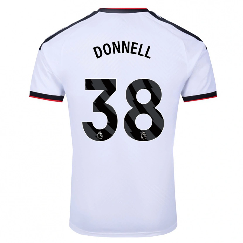 Danxen Women Chris Donnell #38 White Black Red Home Jersey 2026/27 T-Shirt