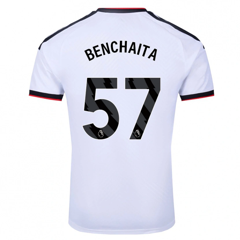 Danxen Women Nazim Benchaita #57 White Black Red Home Jersey 2026/27 T-Shirt