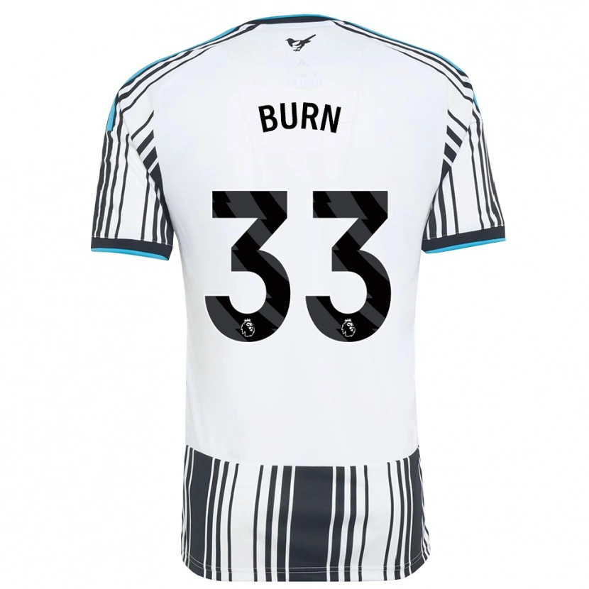 Danxen Women Dan Burn #33 Sky Blue Black White Home Jersey 2026/27 T-Shirt