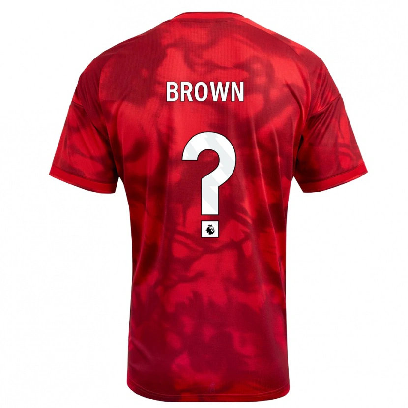 Danxen Women Kasen Brown #0 Crimson White Home Jersey 2026/27 T-Shirt