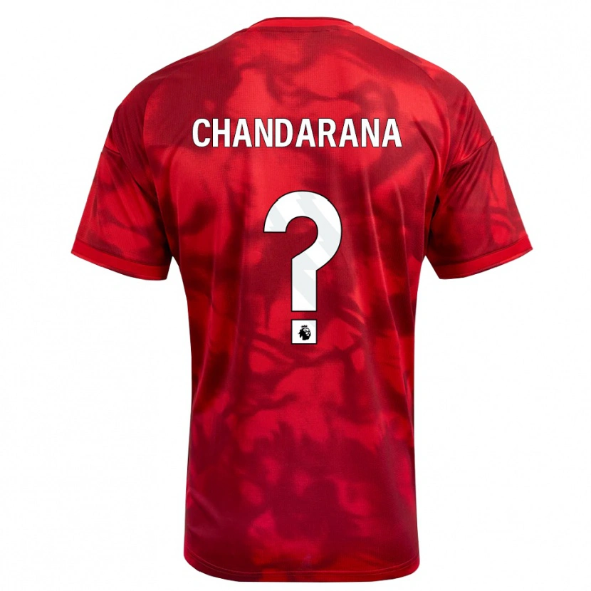 Danxen Women Millie Chandarana #0 Crimson White Home Jersey 2026/27 T-Shirt