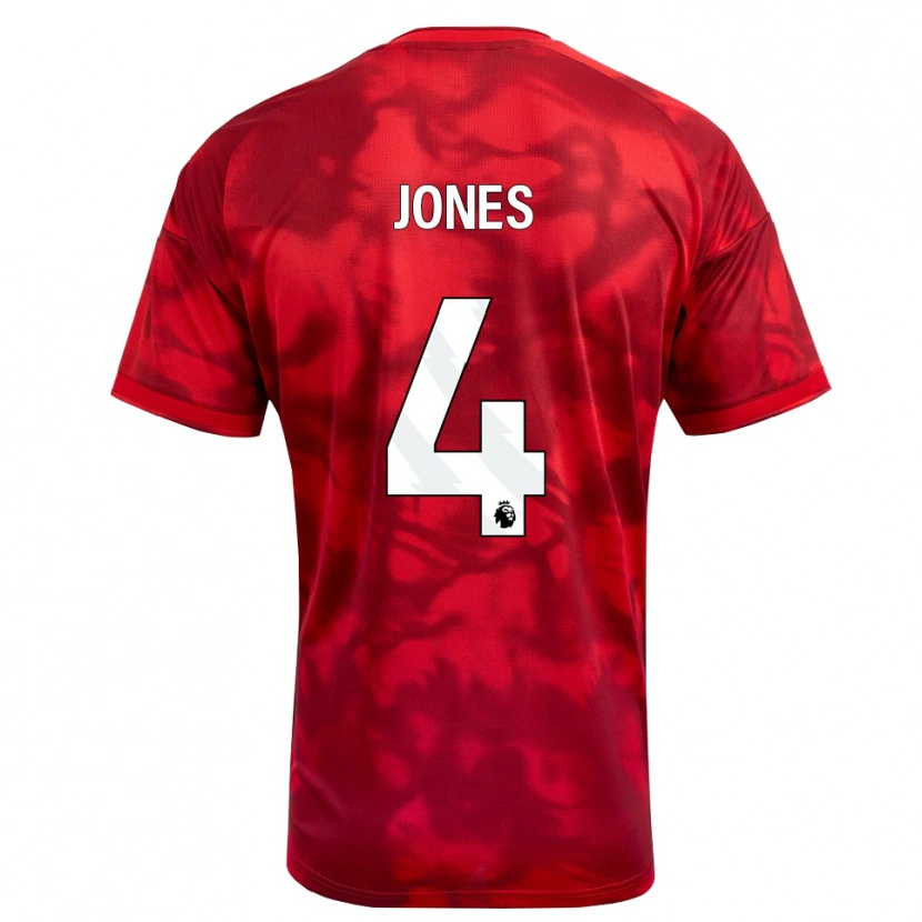 Danxen Women Brodie Jones #4 Crimson White Home Jersey 2026/27 T-Shirt