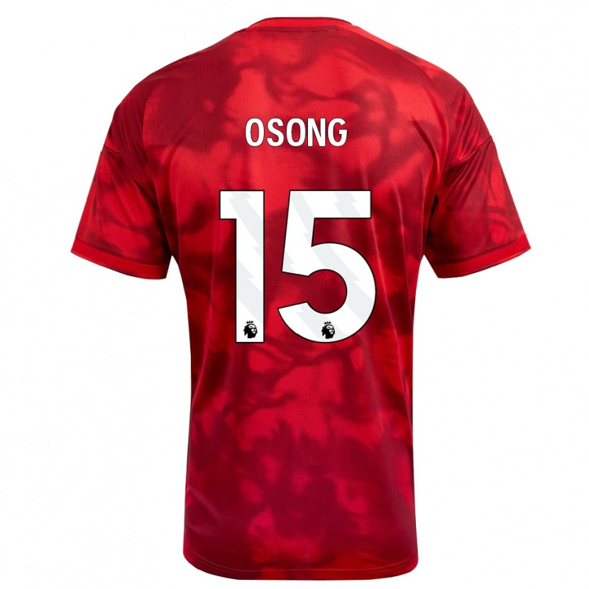 Danxen Women Detlef Esapa Osong #15 Crimson White Home Jersey 2026/27 T-Shirt