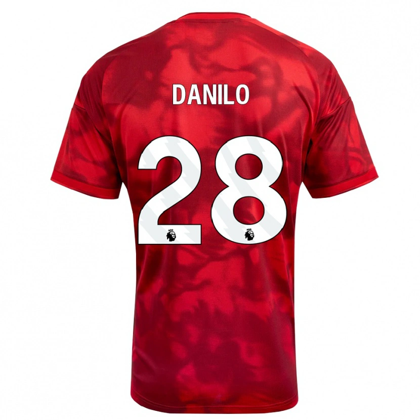 Danxen Women Danilo #28 Crimson White Home Jersey 2026/27 T-Shirt