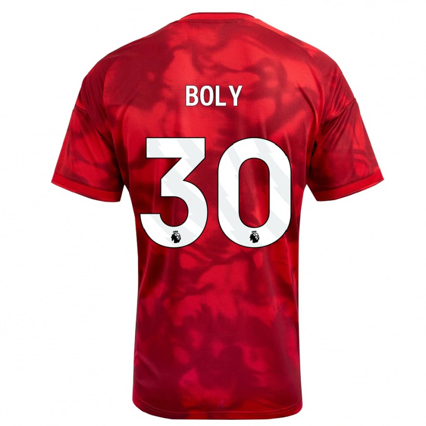 Danxen Women Willy Boly #30 Crimson White Home Jersey 2026/27 T-Shirt
