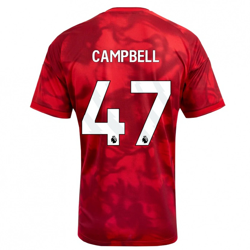 Danxen Women Luke Campbell #47 Crimson White Home Jersey 2026/27 T-Shirt