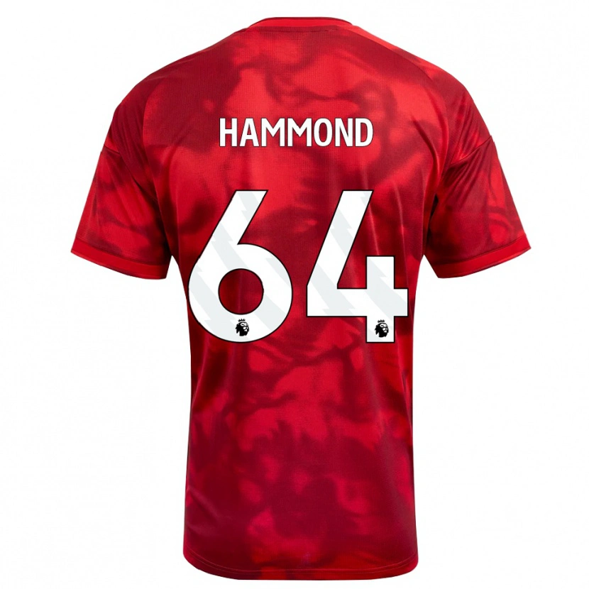 Danxen Women Ben Hammond #64 Crimson White Home Jersey 2026/27 T-Shirt