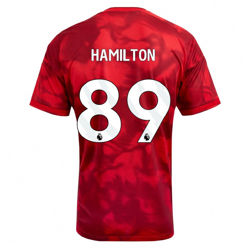 Danxen Women Scott Hamilton #89 Crimson White Home Jersey 2026/27 T-Shirt
