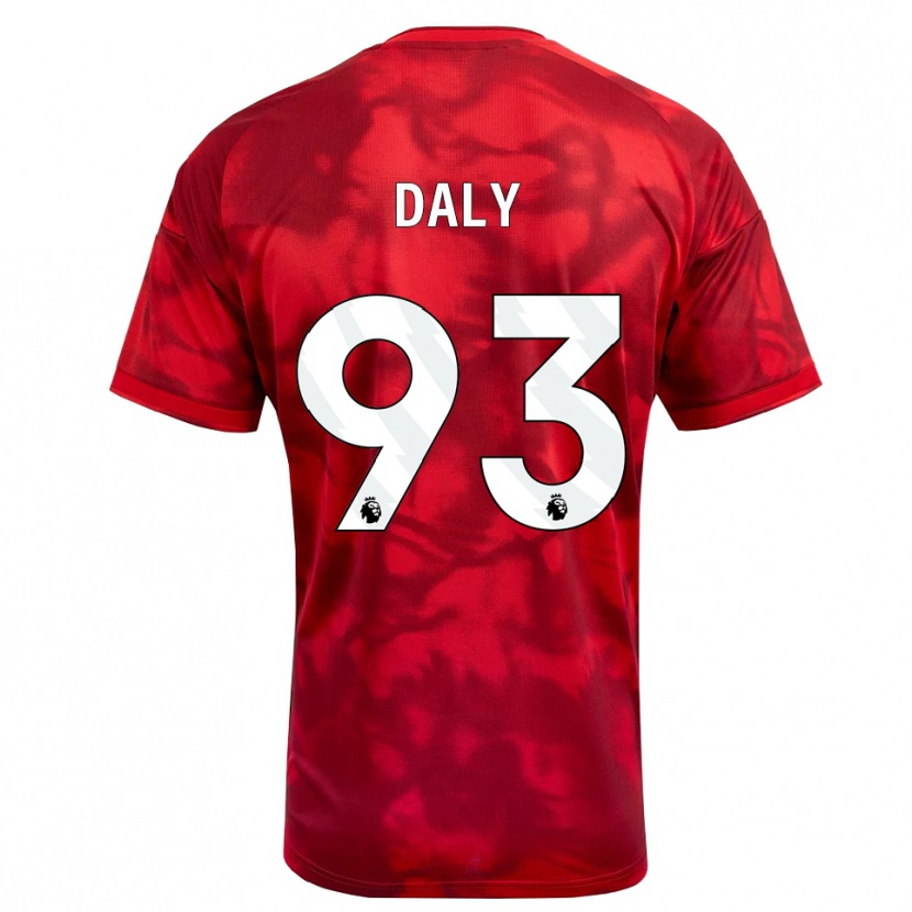 Danxen Women Cormac Daly #93 Crimson White Home Jersey 2026/27 T-Shirt