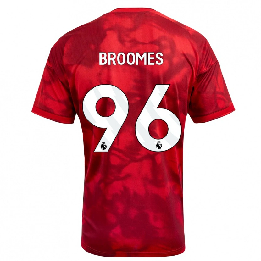 Danxen Women Ethan Broomes #96 Crimson White Home Jersey 2026/27 T-Shirt