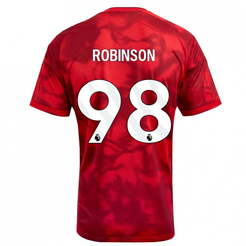 Danxen Women Riko Robinson #98 Crimson White Home Jersey 2026/27 T-Shirt