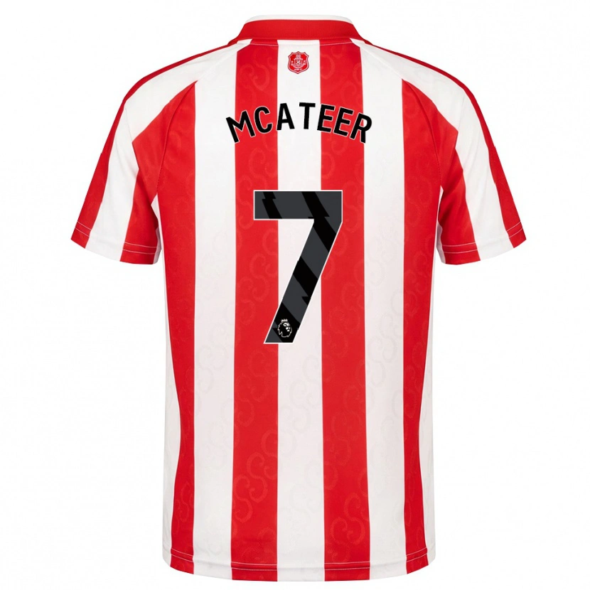 Danxen Women Mary Mcateer #7 Red White Black Home Jersey 2026/27 T-Shirt