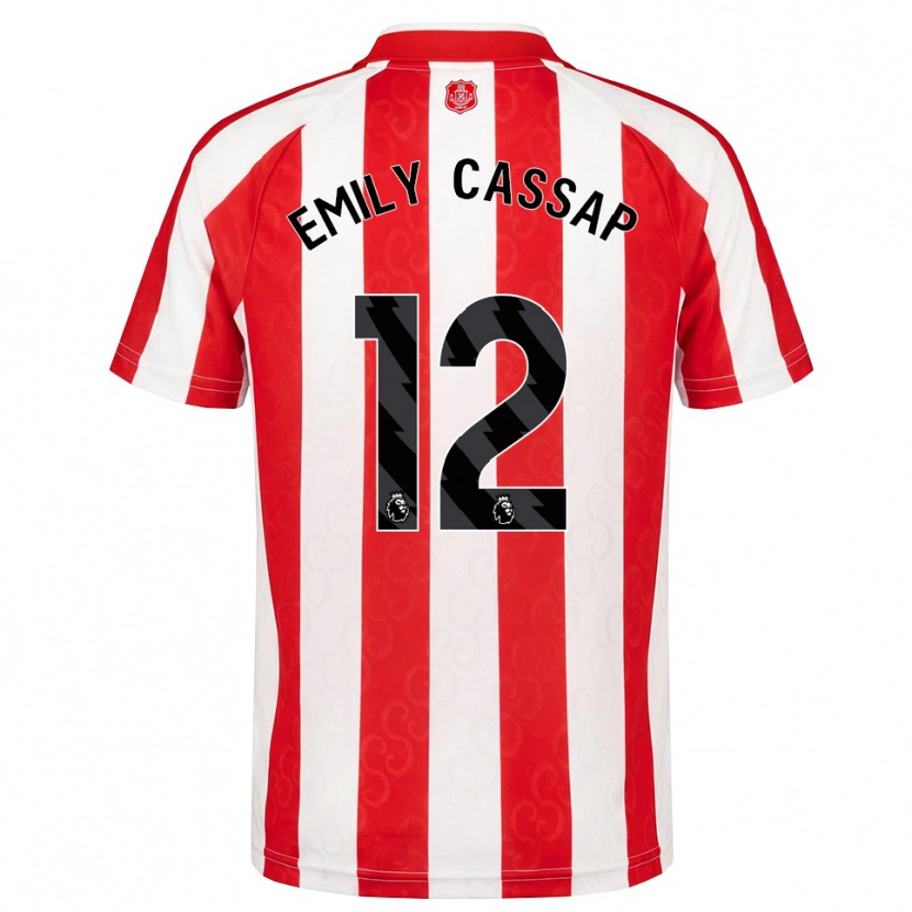 Danxen Women Emily Cassap #12 Red White Black Home Jersey 2026/27 T-Shirt