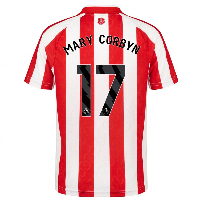 Danxen Women Mary Corbyn #17 Red White Black Home Jersey 2026/27 T-Shirt