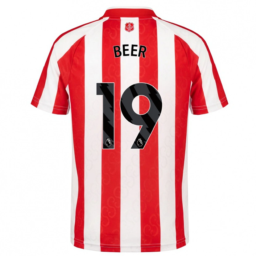 Danxen Women Megan Beer #19 Red White Black Home Jersey 2026/27 T-Shirt