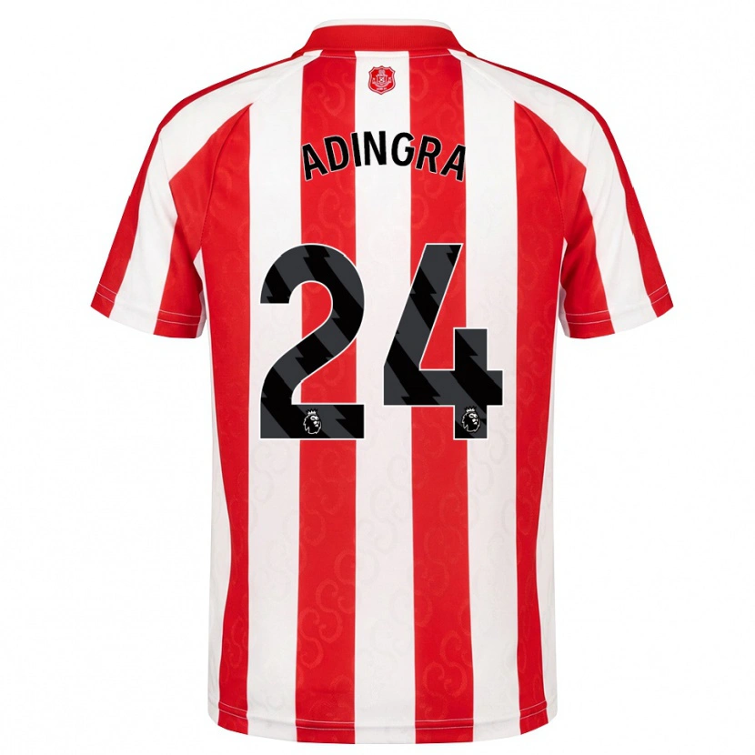 Danxen Women Simon Adingra #24 Red White Black Home Jersey 2026/27 T-Shirt