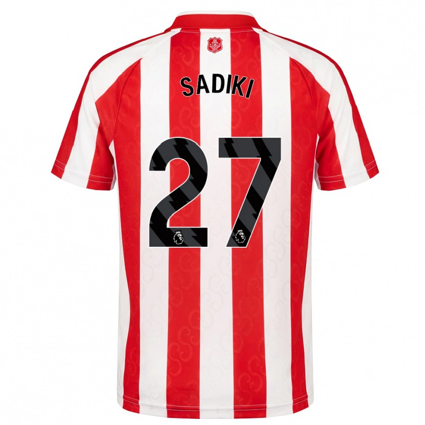 Danxen Women Noah Sadiki #27 Red White Black Home Jersey 2026/27 T-Shirt