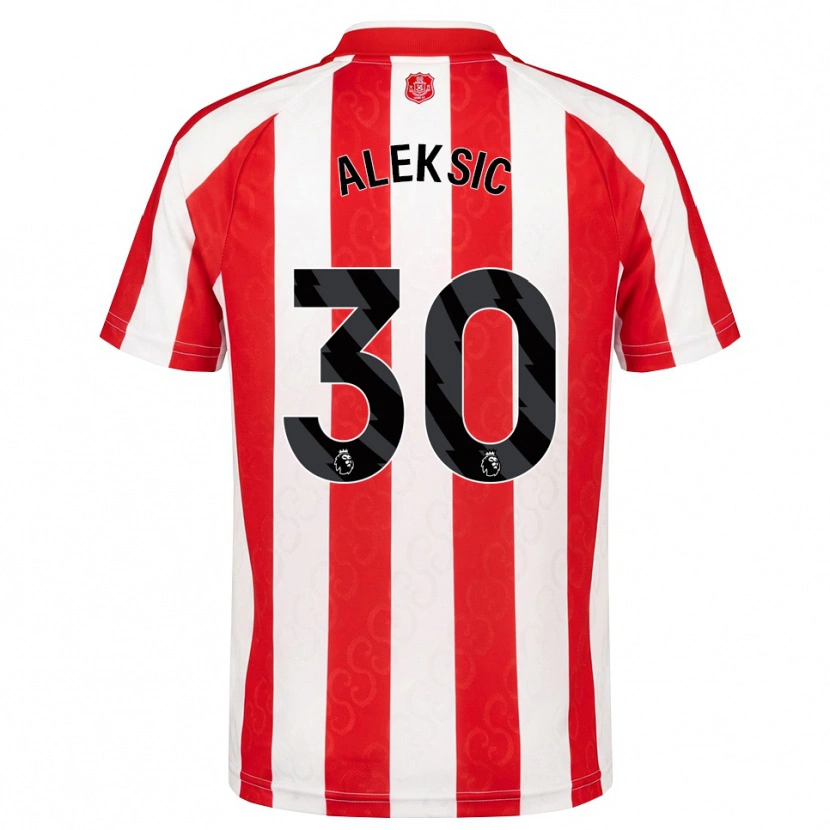 Danxen Women Milan Aleksic #30 Red White Black Home Jersey 2026/27 T-Shirt