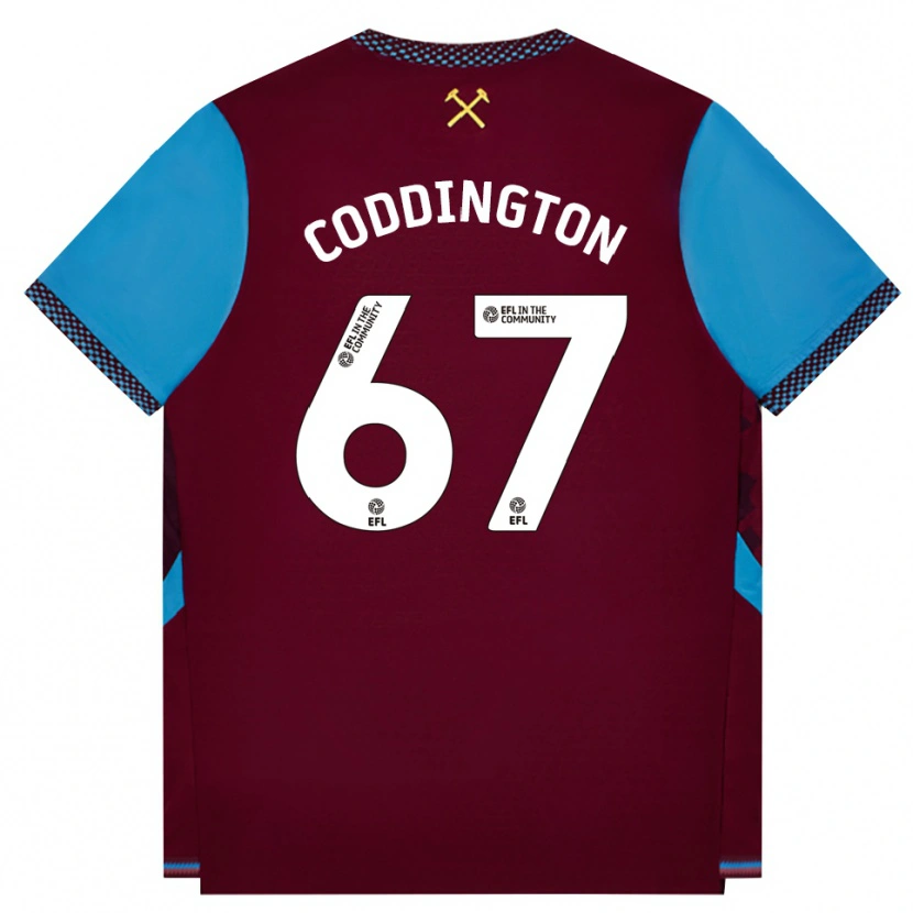 Danxen Women Remy Coddington #67 Burgundy Cornflower Blue Home Jersey 2026/27 T-Shirt