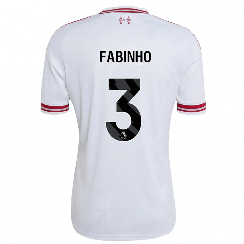 Danxen Women Fabinho #3 Red White Away Jersey 2026/27 T-Shirt
