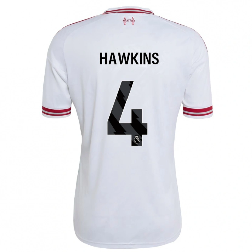 Danxen Women Max Hawkins #4 Red White Away Jersey 2026/27 T-Shirt